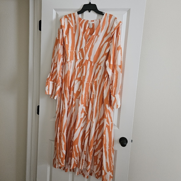 H&M lyocell kaftan dress size L - Picture 6 of 8